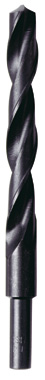 HSS twist drill bits DIN 338 roll-forged with reduced shank