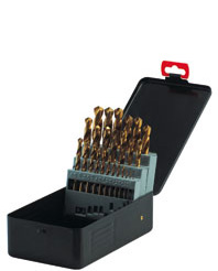 HSS-TIN twist drill bits DIN 338 ground